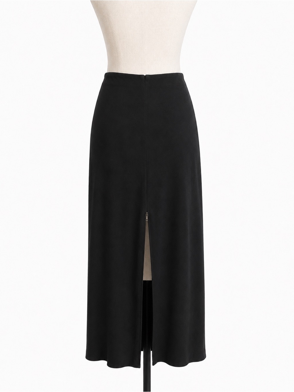 St Michael M&S Black Knit Maxi Skirt UK 16 Office Classic - Picture 7 of 8